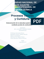 LAB1 - Determinacion de Naturaleza Quimica de Fibra Mediante Prueba de Combustion