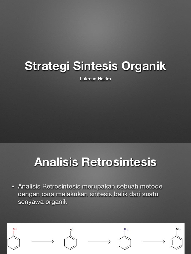 Strategi Sintesis Organik | PDF | Kesehatan Holistik