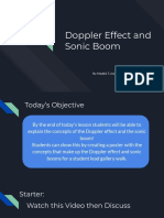 Doppler Effect and The Sonic Boom - Finn B Maddie T Joe D Shea D
