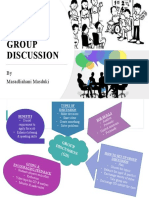 GROUP DISCUSSION: AN EFFECTIVE LEARNING TOOL