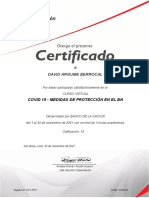 Certificado-Covid 19 - Medidas de Protección en El BN