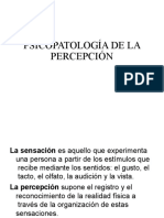 Psicopatologia de La Percepción