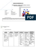 Unidad de Aprendizaje #2 2022 - 2do Grado