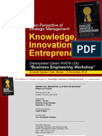 Knowledge, Innovation, & Entrepreneurship: From Perpective of Strategic Management