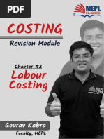 Revision Module - Labour Costing