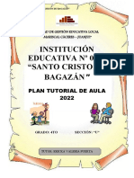 Plan Tutorial 4to Grado IE Santo Cristo