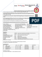 I Rctcs E-Ticketing Service Electronic Reservation Slip (Agent)