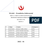 MA461 - Estadística Inferencial: PROFESOR: Raúl Roberto Rámirez Infante Sección: Tv42 Grupo: 5