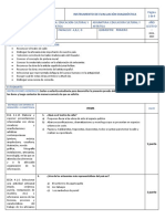 Instrumento de Evaluación Diagnóstica Eca Noveno