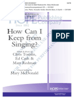 How Can I Keep From Singing?: Chris Tomlin, Ed Cash & Matt Redman Mary Mcdonald