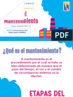 Etapas Del Mantenimiento