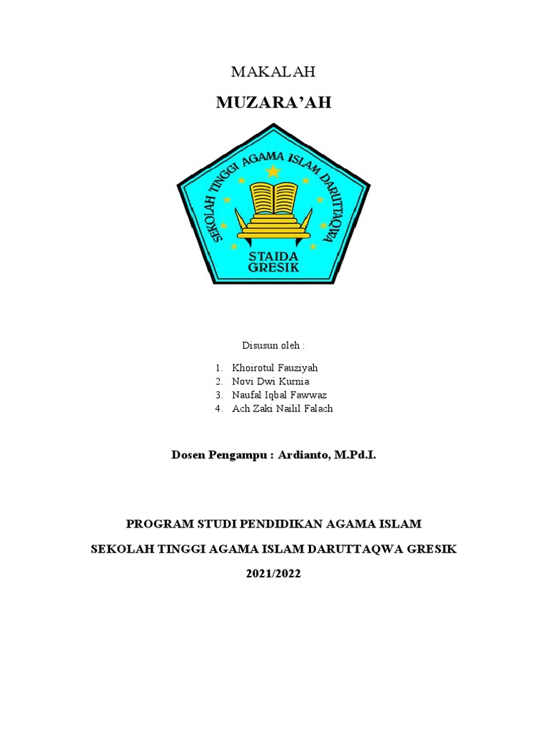 Hikmah dan Pengertian Muzara'ah dalam Fiqih | PDF