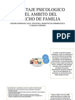 El peritaje psicológico en el ámbito del derecho de familia