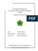 Laporan PBM Online Wahyuni