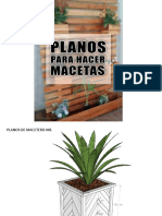 1-PLANOS para Hacer MACETEROS en MADERA