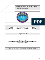 Mirpur University of Science and Technology: Data Structure and Algorithm