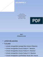 Hukum Newton dalam 3 Bab