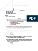 Preguntas-Implementación Teórica de Tecnologías Ambientales Útiles en El Proceso Industrial de La Extracción de La Palma de Aceite