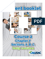 Student booklet course 2 - Chapter 7 overview