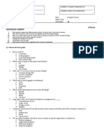 Part I (Objective Type) 10 Marks: Instruction For Candidates