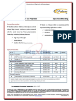 Polypropylene Impact Co Polymer Injection Molding: Provisional Technical Datasheet