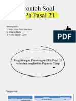 Contoh Soal PPH Pasal 21
