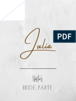 Julia: Bride Party