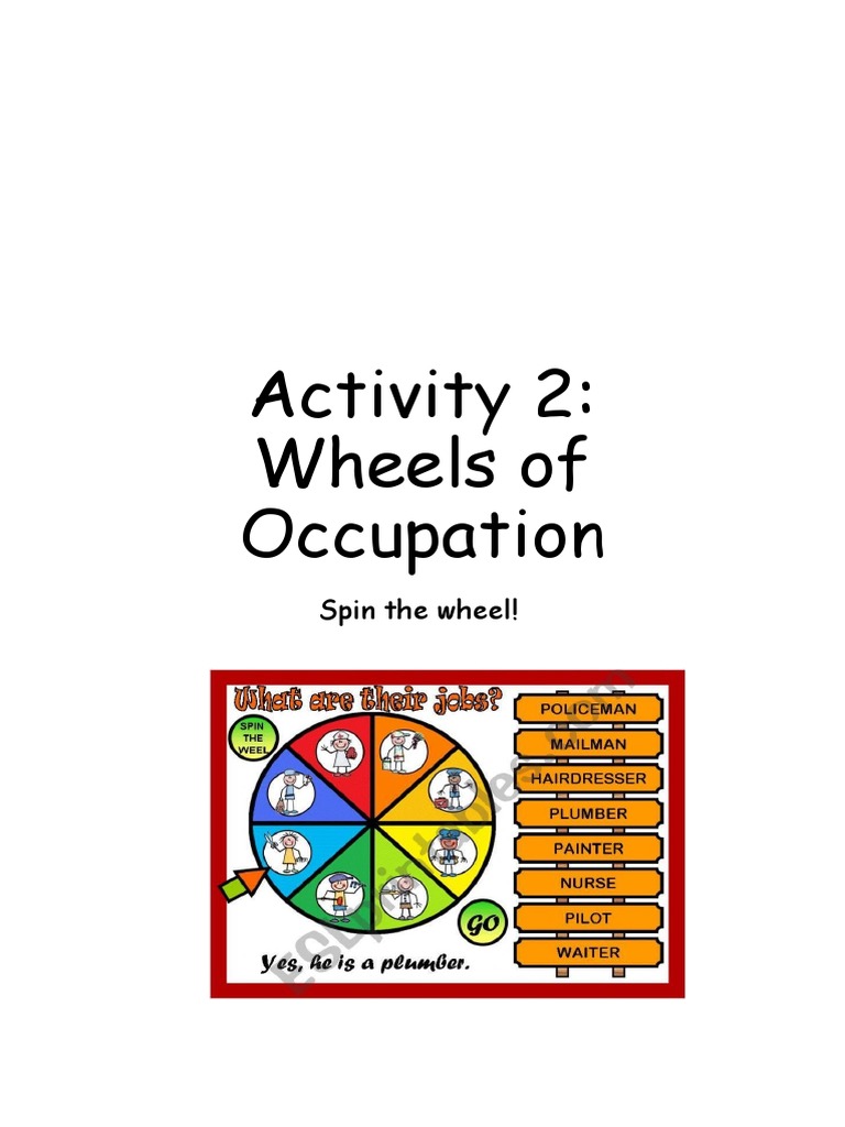 Wheel of Occupation Year 3 | PDF | Wellness | Science & Mathematics