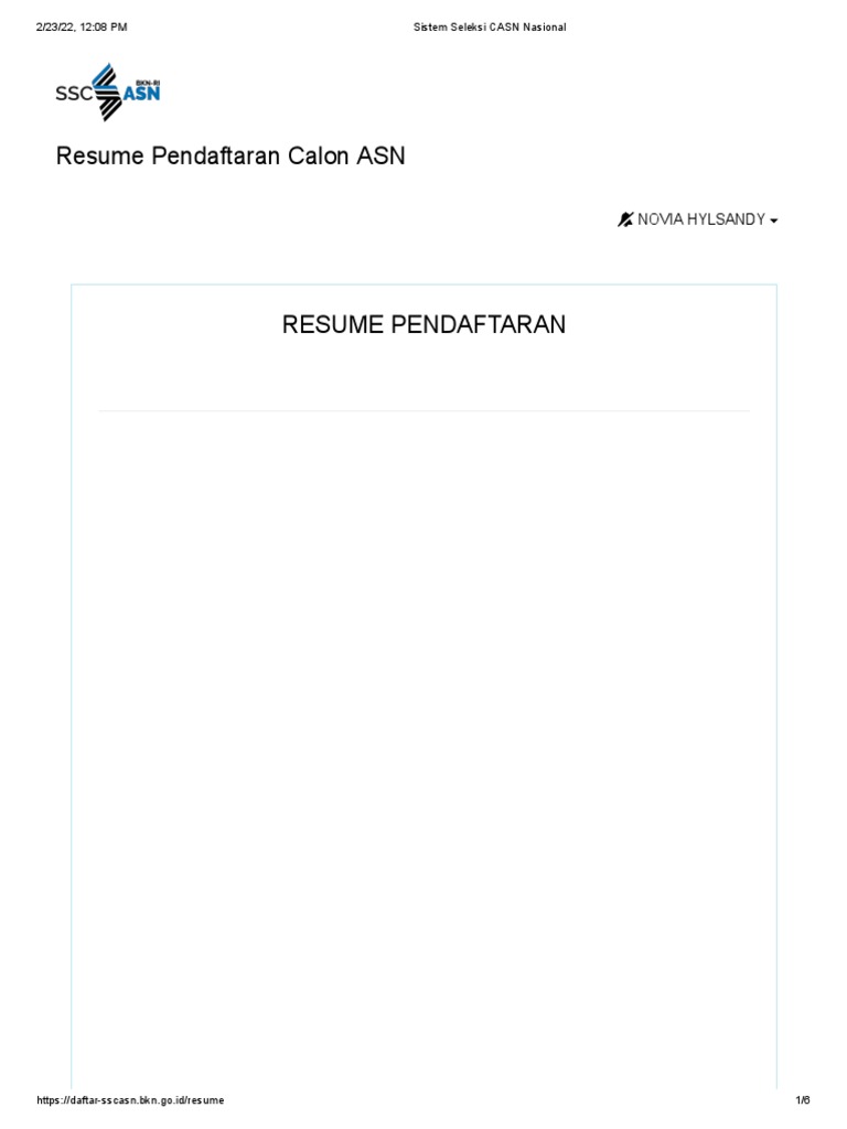 Image Result For Sistem Seleksi Casn Nasional