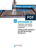 Optitome 15: Automatic Oxyacetylene and Plasma-Arc Cutting Equipment