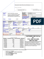 Bill of Supply For The Month of Jun 2021: Maharashtra State Electricity Distribution Co. LTD