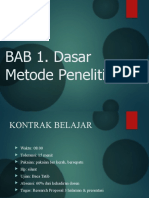 Bab 1. Dasar Metode Penelitian