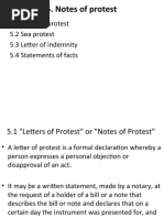 Sample Letter of Protest in Shipping | PDF | Bill Of Lading | Cargo