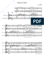 Hasta - Mi - Final - Partitura y Partes