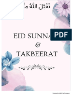 Eid Sunnahs and Takbeerat