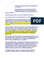 Major Functions To Achieve Simplicity, Economy and Efficiency in Government Operations and Minimize Duplication and Overlapping of Activities and