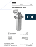 Boiler Water Sample Cooler Type V-100: Data Sheet - Item FW 009