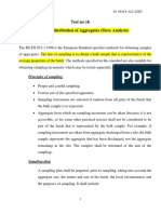 Sieve Analysis of Aggregates