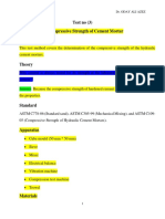 Test of Compressive Strength of Cement Mortar (Highlight)