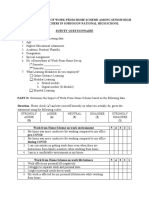 Final Survey Questionnaires