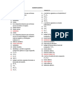 Examen 2 Quimica