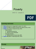 Unit 12 - Lesson 2 - Poverty
