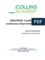 SA.2 - BSBSTR502 - Assessment 2-Project-Student Info (Ver. 1)