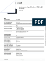 Product Data Sheet: Logic Controller, Modicon M241, 24 IO Relay