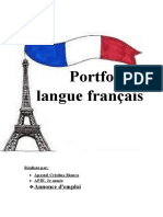 Portfolio À Langue Français