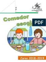 Triptico Comedor 2018-2019