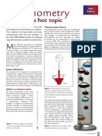 ... A Hot Topic: Thermometry