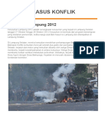 Contoh Kasus Konflik: Kerusuhan Lampung 2012