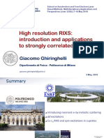 Inelastic and Elastic Scattering and RIXS at Synchrotron Sources