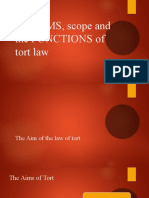 Aims Scope Functions of Tort